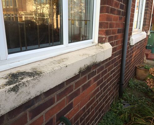 Damaged sills