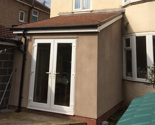 Rear extension re-build