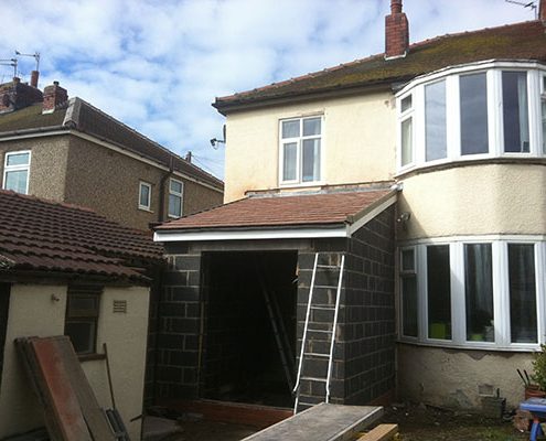 Rear extension re-build