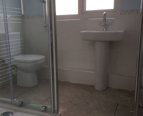 hip gable loft conversion fitted bathroom