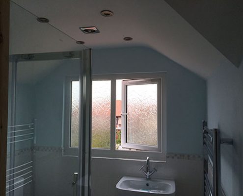 hip gable loft conversion fitted bathroom