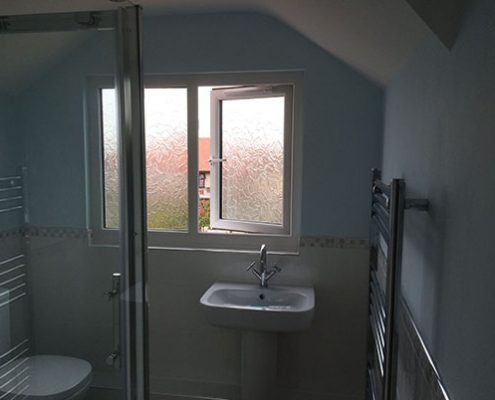 hip gable loft conversion fitted bathroom