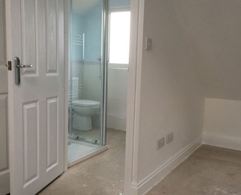 hip gable loft conversion fitted bathroom