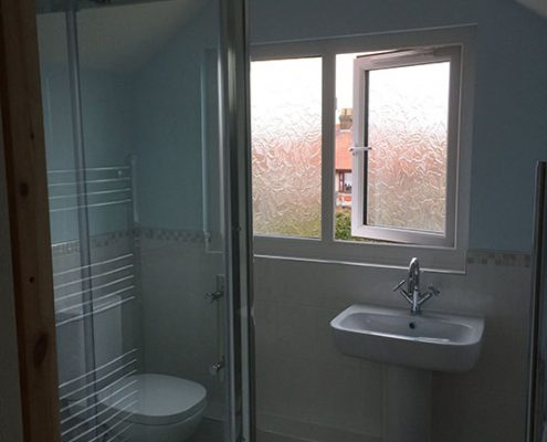 hip gable loft conversion fitted bathroom