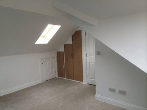 hip gable loft conversion interior