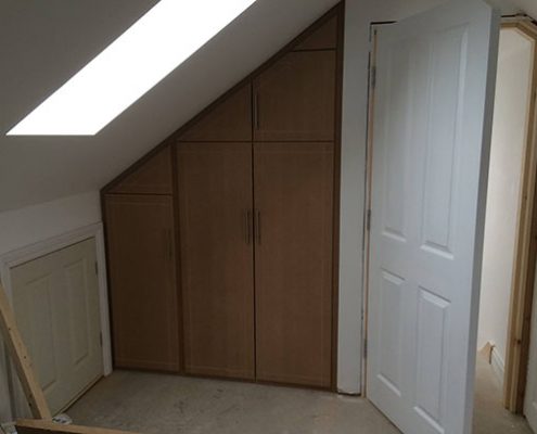 hip gable loft conversion interior