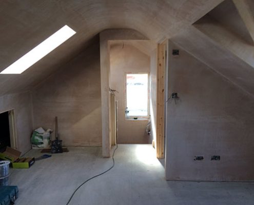 hip gable loft conversion interior