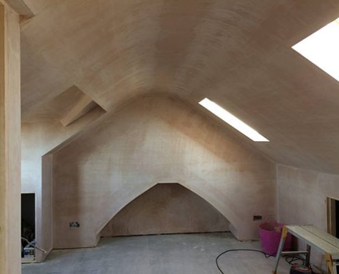 hip gable loft conversion interior