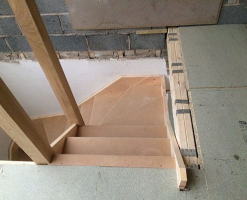 hip gable loft conversion staircase