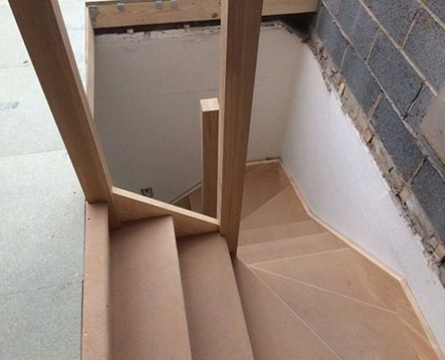 hip gable loft conversion staircase