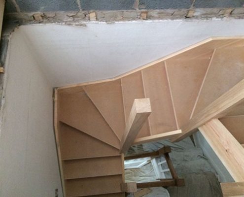 hip gable loft conversion staircase