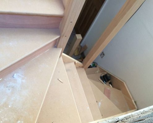 hip gable loft conversion staircase