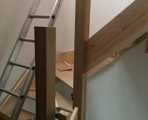 hip gable loft conversion staircase