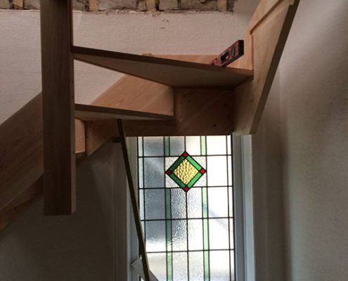 hip gable loft conversion staircase