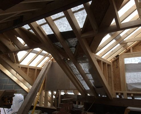 hip gable loft conversion truss roofing