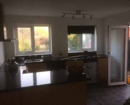 painted kitchen and aga oven