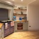 painted kitchen and aga oven
