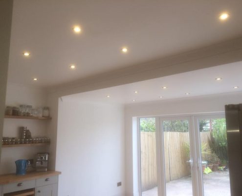painted kitchen and aga oven
