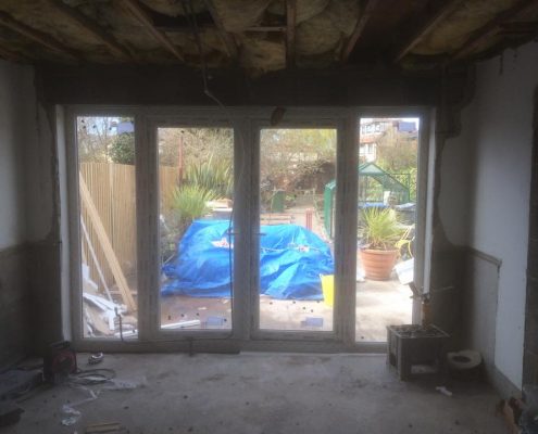painted kitchen and aga oven