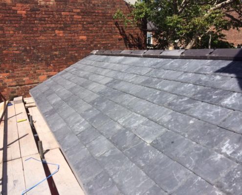 extension roof and exterior