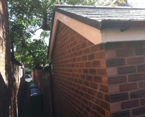 extension roof and exterior