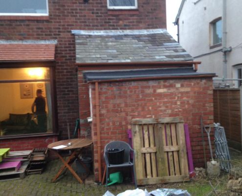 Kitchen Extension with Aluminium Bi fold doors