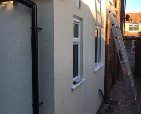 Kitchen Extension with Aluminium Bi fold doors