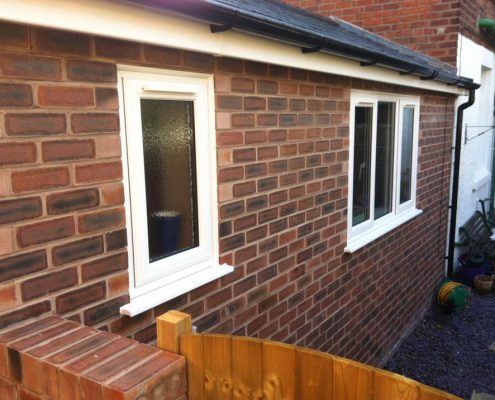 extension roof and exterior