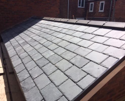 extension roof and exterior